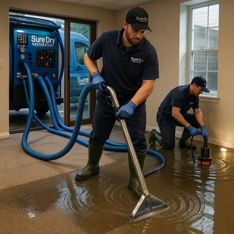 Water Extraction and Removal process in Linden, TX